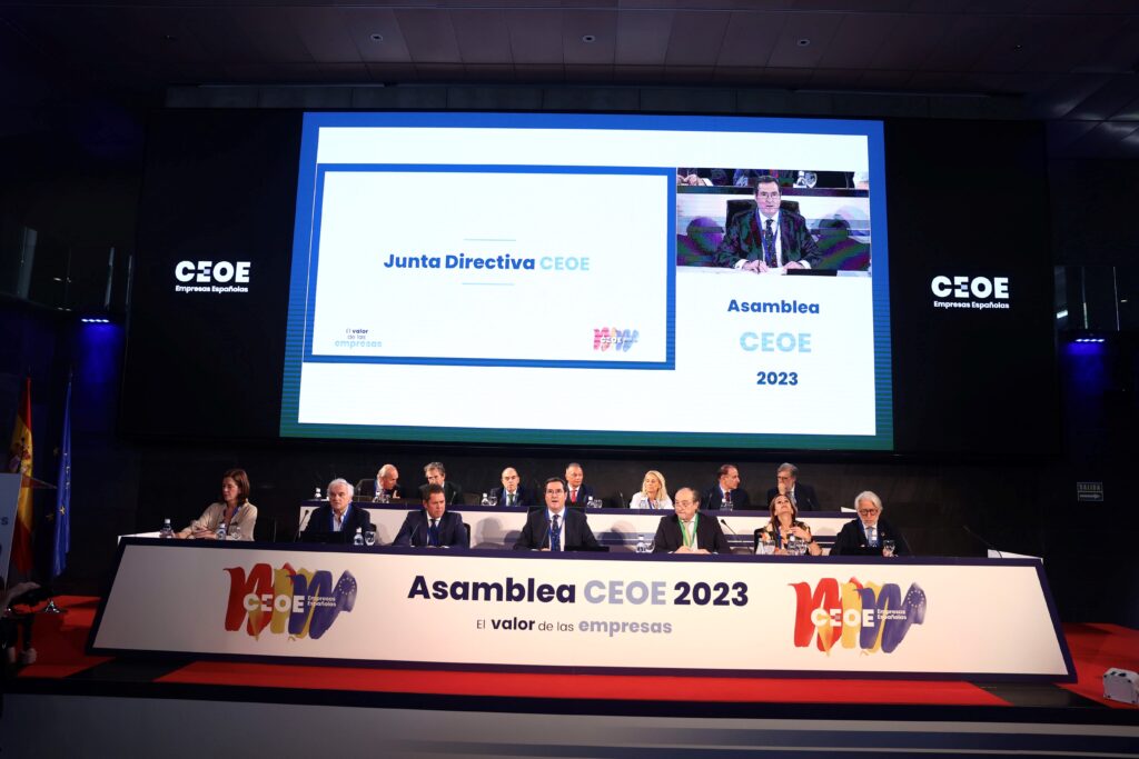 Vista general de la Asamblea CEOE 2023. (Foto: AEIM)